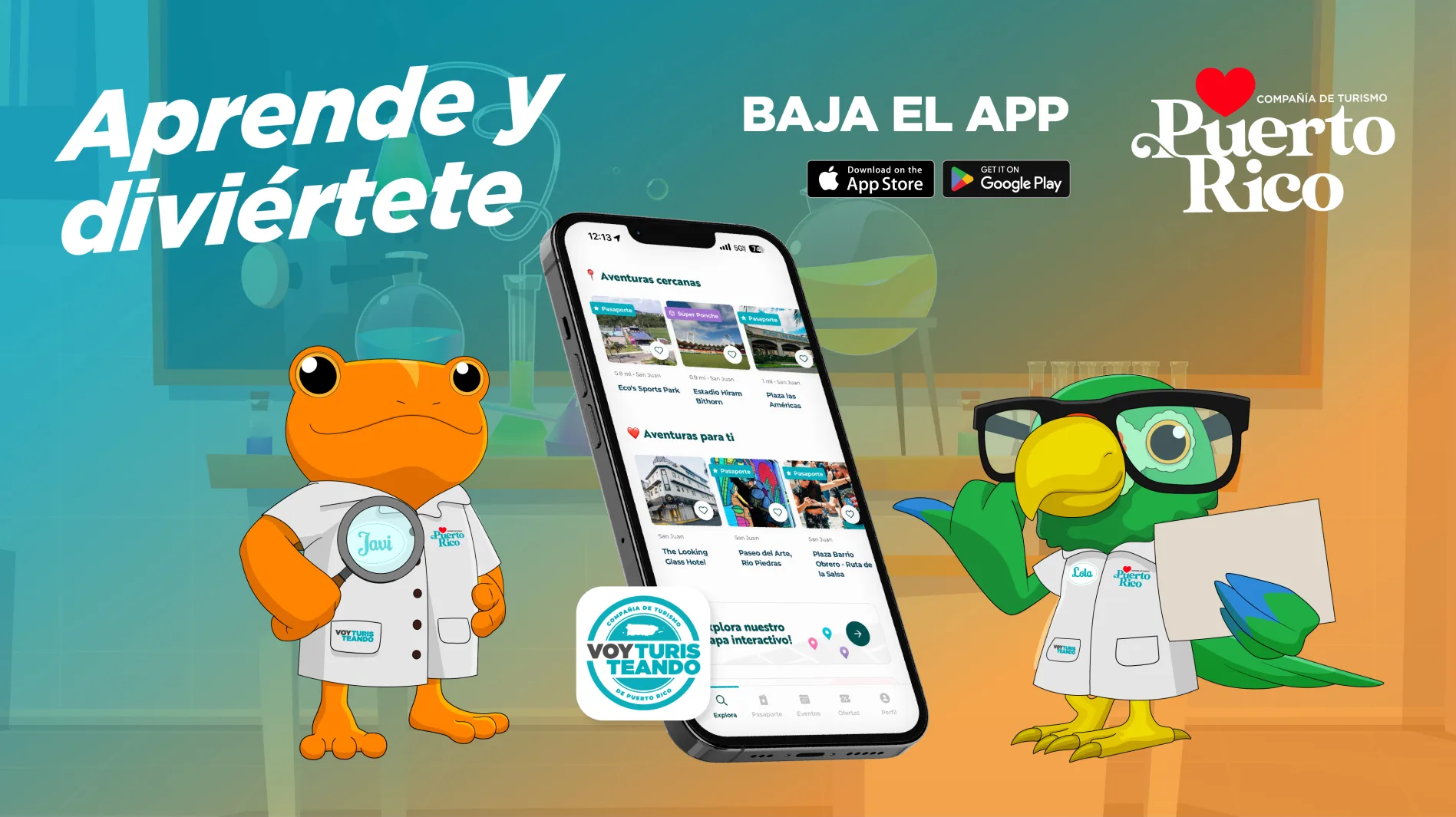 Voy Turisteando - Aprende y diviertete. Baja el app