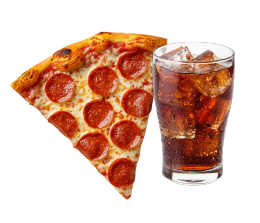Pizza y Refresco