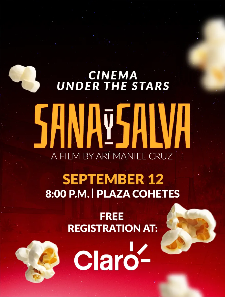 Sana y Salva — September 12, 8:00 PM, Plaza Cohetes
