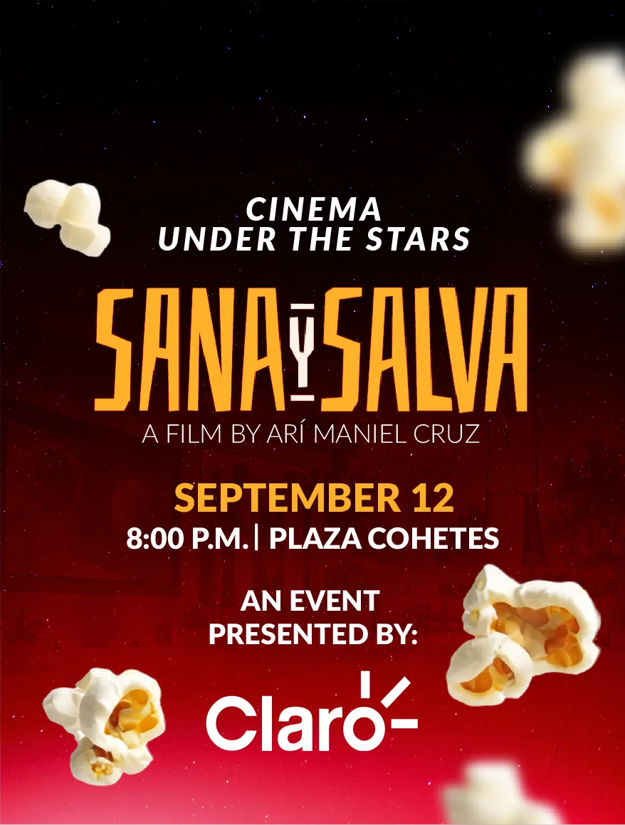 Sana y Salva — September 12, 8:00 PM, Plaza Cohetes