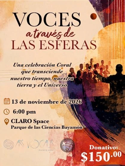 Voces a Través de las Esferas — 13 de noviembre de 2026, Domo Claro Space